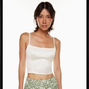 Aritzia Lovefest Bustier Light Birch